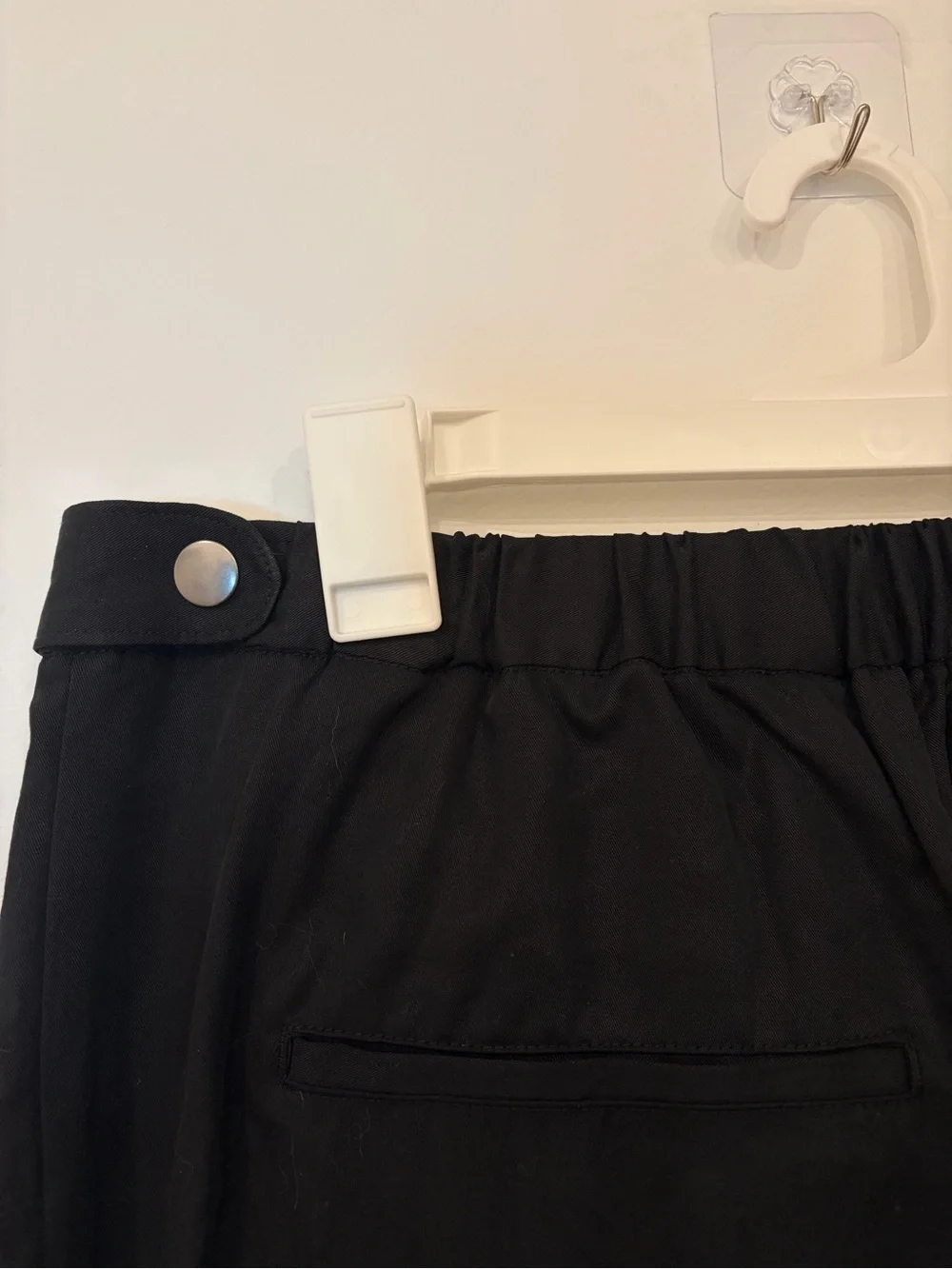 Banana Republic Black Wide-Leg Casual Pants